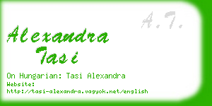 alexandra tasi business card